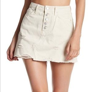 Free People Denim Skirt
